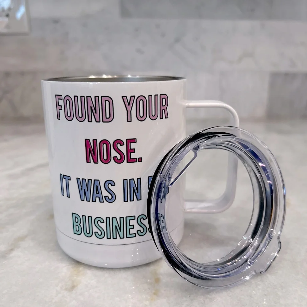 Insulated 10oz Travel Mug Funny Saying - Picture 3 of 7
